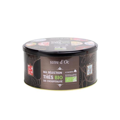 Visuel 2 du produit Coffret de 42 sachets de thés bio de l’hospitalité Terre d’Oc - 401 g