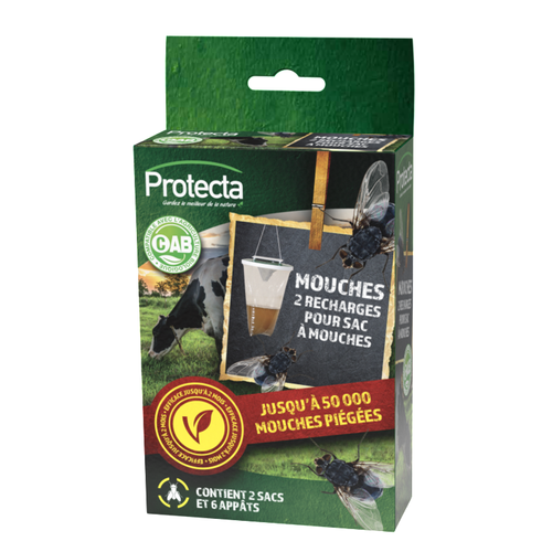 Visuel 1 du produit Kit de piégeage 2 sacs et 6 sachets d'appâts Protecta