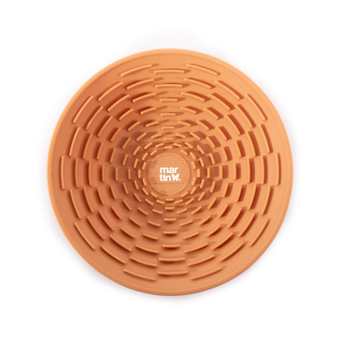 Visuel 1 du produit Gamelle à lécher pour chien en silicone coloris jaune Martin Sellier - Ø 19 cm