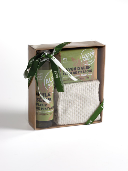 Visuel 1 du produit Coffret soin du corps Tadé Fleur de pistache - les 3 pièces