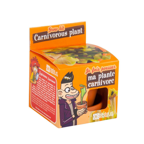 Visuel 1 du produit Kit Plantes carnivores avec pot et coupelle terre cuite Ø8 cm (Âge minimum 3 ans)