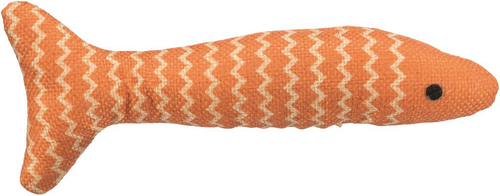 Visuel 4 du produit Jouet pour chat en tissu coloris multicolore poisson avec catnip Trixie - 20 cm