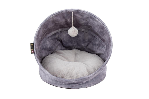 Visuel 1 du produit Grotte pour chat gris Kensington Scruffs – Taille 44 x 44 x 48 cm