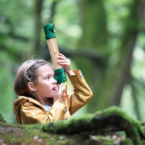Visuel 3 du produit Périscope cache-cache en bambou Hape à partir de 5 ans - 5,6 x 5,6 x 30,5 cm