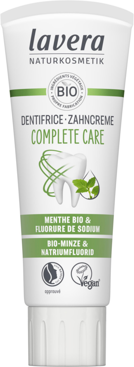 Visuel 1 du produit Dentifrice complet Care sans silice Lavera - 75 ml