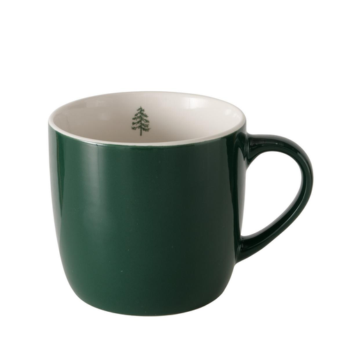 Visuel 1 du produit Tasse jumbo verte en céramique Anina - Ø 9,5 x 9 cm