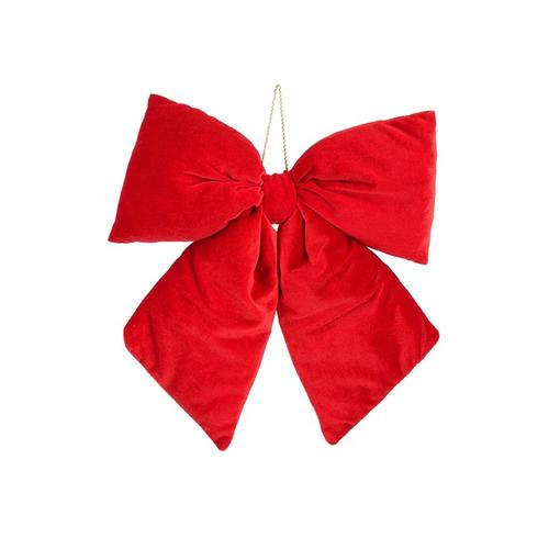 Visuel 1 du produit Nœud en velours rouge - 30 x 34 cm