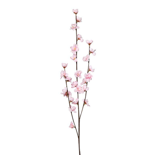 Visuel 1 du produit Branche artificielle de fleur de pommier rose clair – 79 cm