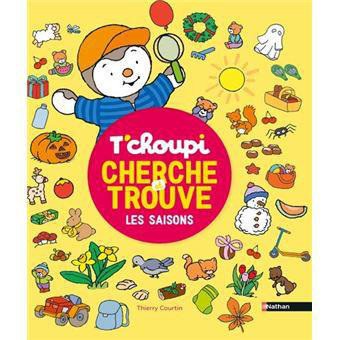 Visuel 1 du produit Livre jeu "Cherche et trouve T'choupi : les saisons" aux Éditions Nathan