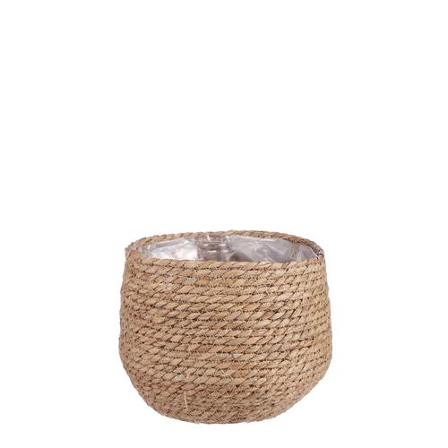 Visuel 1 du produit Panier rond en osier beige Jorck B19 - Ø 22 x H 19 cm