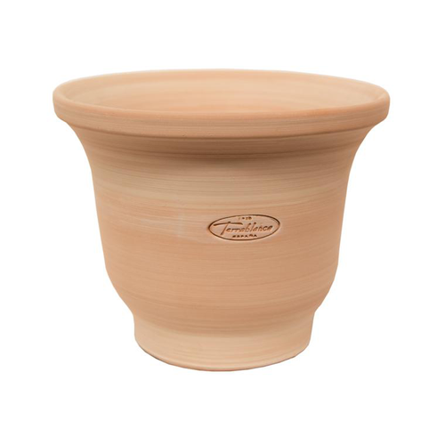 Visuel 1 du produit Pot en terre cuite claire Terrablanca Campanilla - Ø 21 x H 17 cm