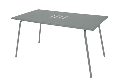 Visuel 1 du produit Table Monceau coloris marron en acier Fermob - 146 x 80 cm