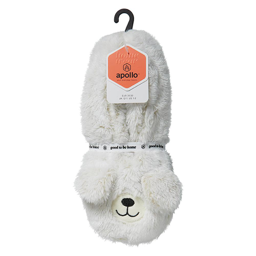 Visuel 2 du produit Ballerines souples pour enfants en fourrure avec tête d’animal Apollo