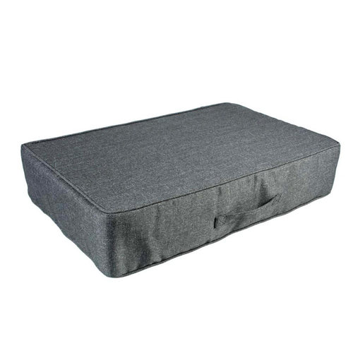 Visuel 1 du produit Matelas orthopédique pour chien coloris gris ressorts Europet Duratex Duvoplus - 60 x 80 x 14 cm