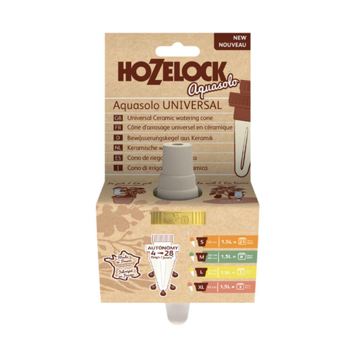 Visuel 1 du produit Système d'arrosage coloris jaune Hozelock Aquasolo - Pour pot taille L