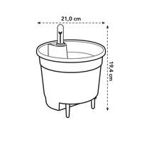 Visuel 12 du produit Système d'auto-arrosage Elho noir de 5,8 L Ø 21 cm