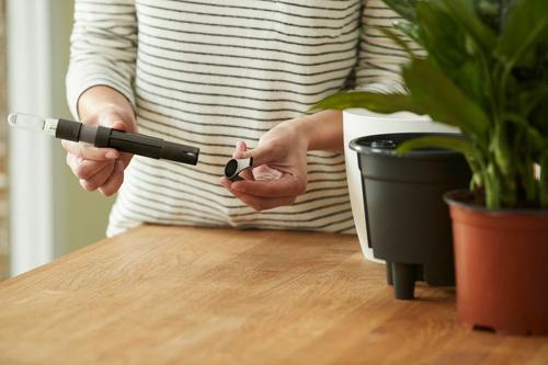 Visuel 6 du produit Self-watering insert d’arrosage automatique living noir Elho - 21 cm