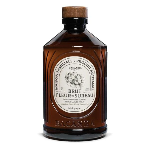 Visuel 1 du produit Sirop saveur fleur de sureau brut bio Bacanha - 400 ml