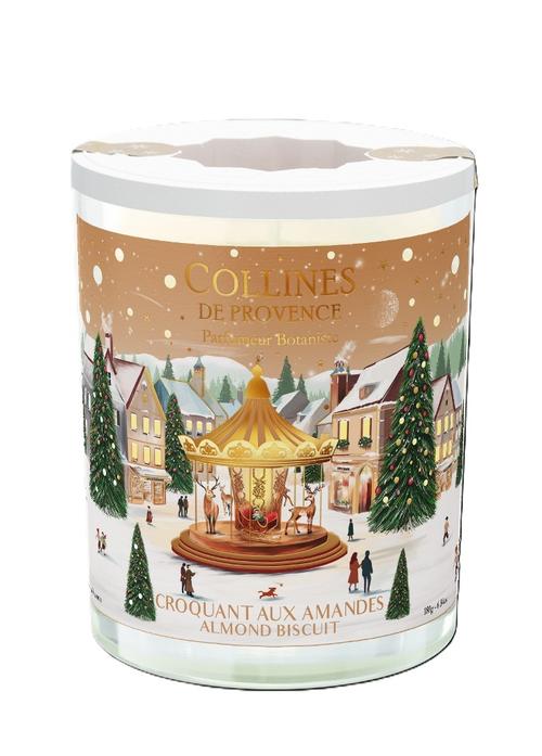 Visuel 1 du produit Bougie parfumée croquant aux amandes Collines de Provence - 180 g