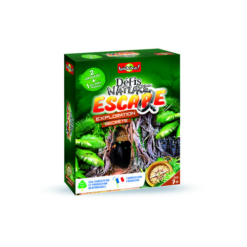 Visuel 1 du produit Jeu de cartes Défis nature escape - Exploration secrète Bioviva Éditions