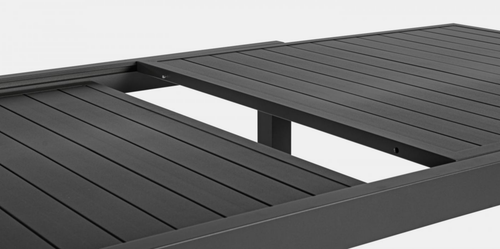 Visuel 6 du produit Table extensible anthracite BIZZOTTO HILDE - 200/300x100 cm