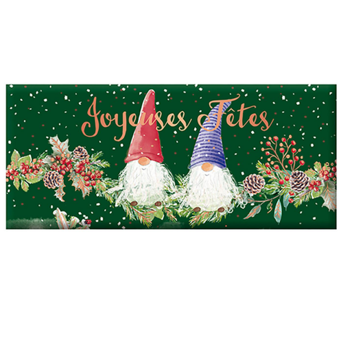 Visuel 1 du produit Mini tablette de chocolat au lait  « Joyeuses Fêtes » Art Grafik