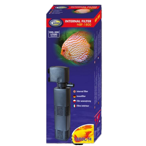 Visuel 1 du produit Filtre interne 250L pour aquarium, AQUA NOVA, modèle NBF-1800