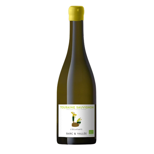 Visuel 1 du produit Vin blanc Touraine Sauvignon bio AOC L’éclatante Barc & Vallée - 75 cl