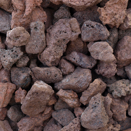 Visuel 2 du produit Pouzzolane rouge pour jardin de calibre 16 à 25 mm en sac de 20 L