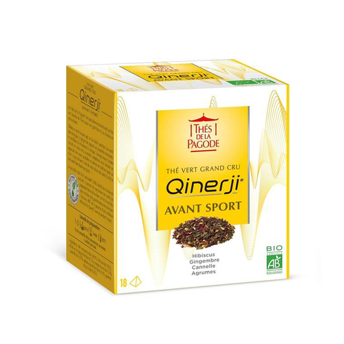 Visuel 1 du produit Thé Qinerji Avant Sport boîte carton 18 sachets