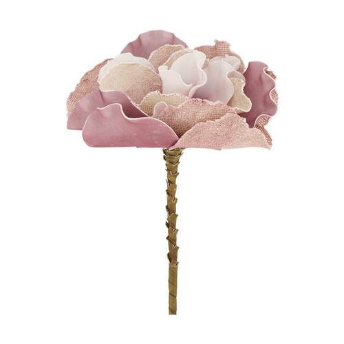 Visuel 1 du produit Grande fleur violette en mousse - Ø 25 x H 77 cm