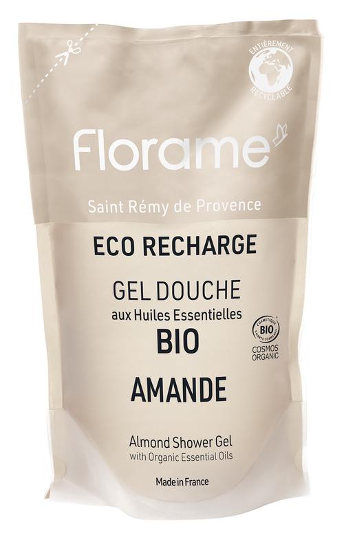Visuel 1 du produit Recharge de gel douche amande Florame - 700 ml