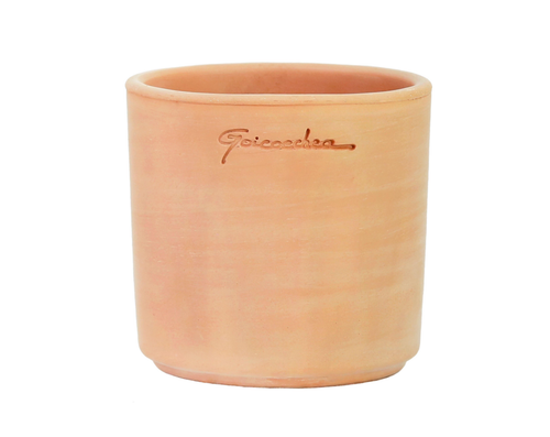 Visuel 1 du produit Pot Petit Cylindre coloris rose en terre claire - Ø 7 cm x 7 cm x 0,165 L