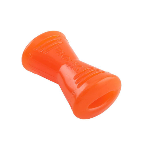 Visuel 1 du produit Jouet pour chien en caoutchouc coloris orange os Bionic - Taille M
