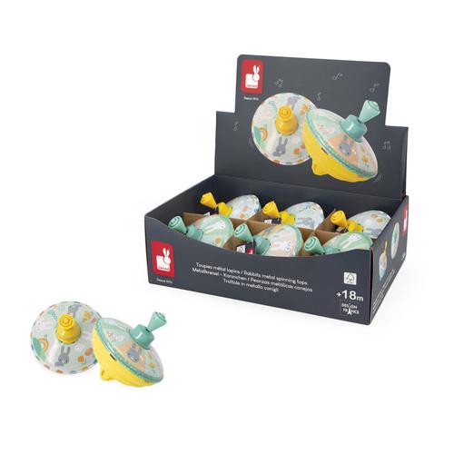Visuel 6 du produit Toupie métal à motif lapins Janod