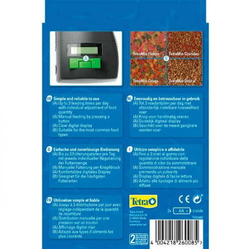 Visuel 6 du produit Accessoire aquariophilie distributeur automatique de nourriture Tetra Distrib Auto Myfeeder Noir