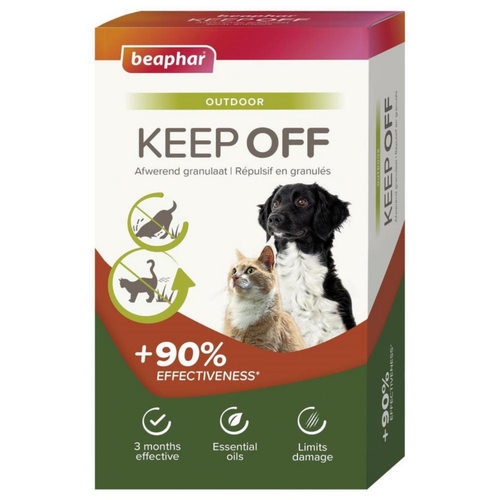 Visuel 1 du produit Granulés répulsifs extérieur chien et chat Beaphar Kepp Off - 2 x 200 g