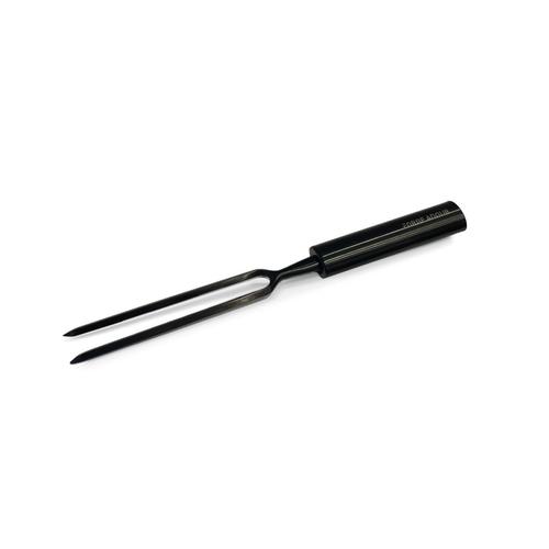 Visuel 1 du produit Fourchette courte pour plancha coloris noir en titane Forge Adour - 29,5 x 2,8 x 1,5 cm