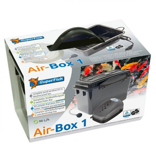 Visuel 2 du produit Kit aération bassin 96 L/H, qualité supérieure - SUPERFISH BASSIN - modèle Air-box 1