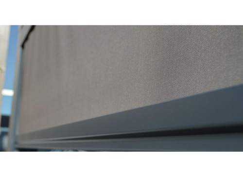 Visuel 5 du produit Tonnelle bioclimatique ERIS aluminium gris/blanc OCEO - 4x4m