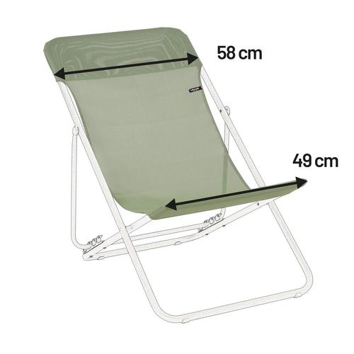 Visuel 3 du produit Toile pour maxi transat moss Batyline® coloris vert Lafuma - 62 cm