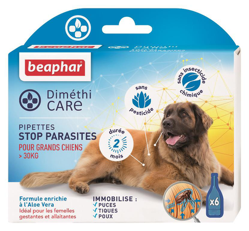 Visuel 1 du produit Pipettes pour grand chien DiméthiCARE 6 x 4,5 ml