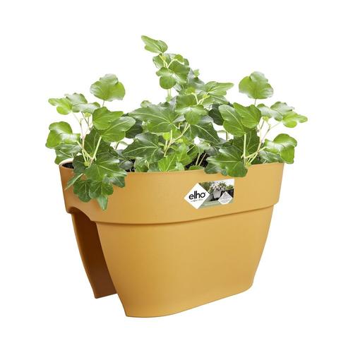 Visuel 5 du produit Jardinière flower bridge en plastique recyclé coloris jaune miel Elho Vibia Campana - 22 x 26 x 39 cm