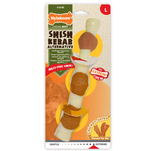 Visuel 1 du produit Jouet pour chien à mâcher coloris beige Nylabone Extreme