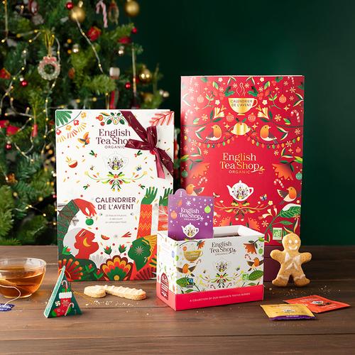 Visuel 7 du produit Calendrier de l'Avent à Cartes Bio 25 sachets Englishtea - 45 g