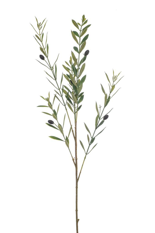 Visuel 1 du produit Tige d’Olivier artificiel vert - 25 x 25 x 90 cm