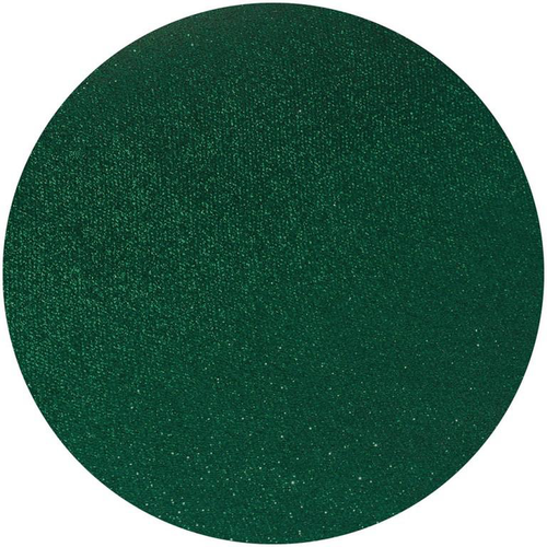 Visuel 1 du produit Set de table rond vert sapin à paillettes Premium x 6 - Ø 34 cm