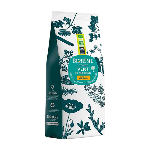 Visuel 1 du produit Infusion bio vent de fraîcheur sachet vrac Biohème - 50 g