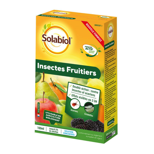 Visuel 1 du produit Insecticide naturel pour fruitiers Solabiol - 100 ml