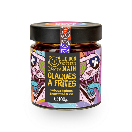 Visuel 1 du produit Sel aux épices J.Kinski Claques à frites - 100 g